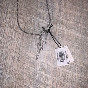 Juicy couture long lightning necklace